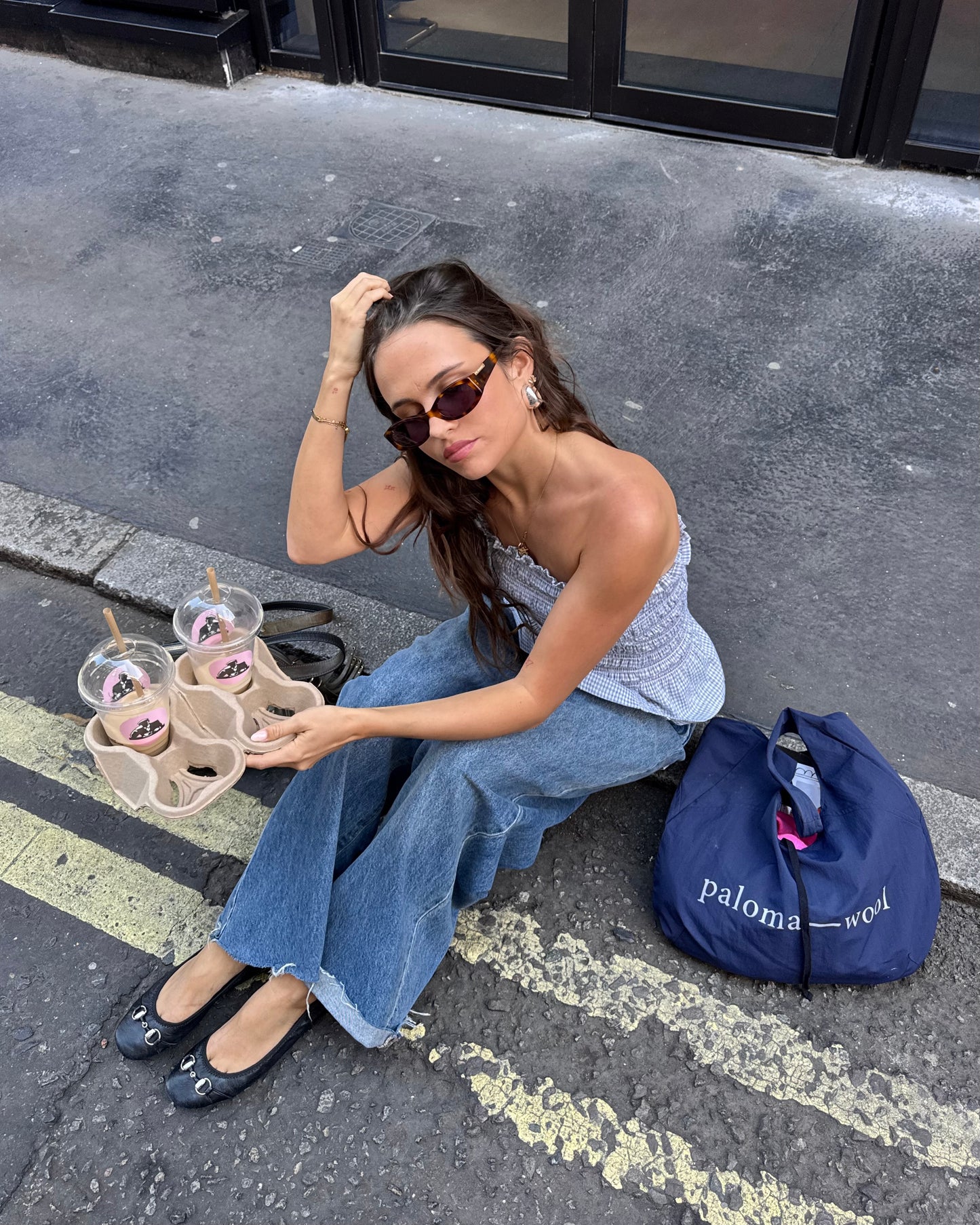 The Betsy Top (Light Navy)